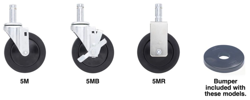 metro stem casters